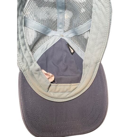 Patagonia Women Trucker Hat Pastel‎ Blue Light Navy Blue Baseball Hat Adjustable - Picture 6 of 9